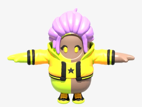 Dr Bleeker Fall Guy - Fortnite 3D Model