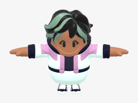 Jamila Fall Guy - Fortnite 3D Model