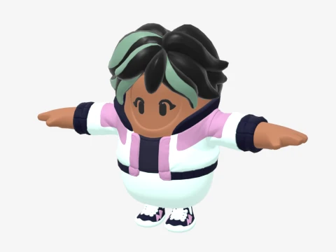 Jamila Fall Guy - Fortnite 3D Model