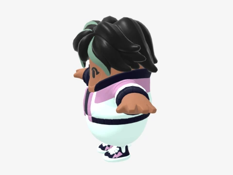 Jamila Fall Guy - Fortnite 3D Model