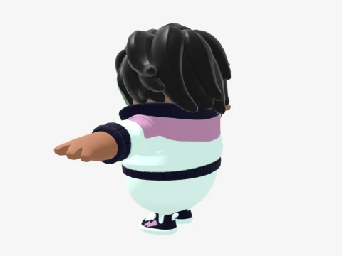 Jamila Fall Guy - Fortnite 3D Model