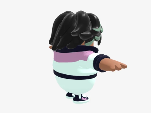 Jamila Fall Guy - Fortnite 3D Model