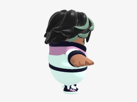 Jamila Fall Guy - Fortnite 3D Model
