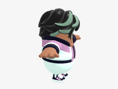Jamila Fall Guy - Fortnite 3D Model