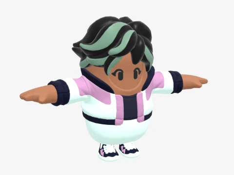 Jamila Fall Guy - Fortnite 3D Model