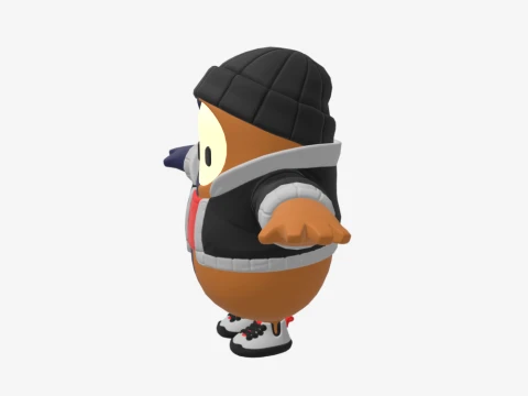 Meow Skulls Fall Guy - Fortnite 3D Model