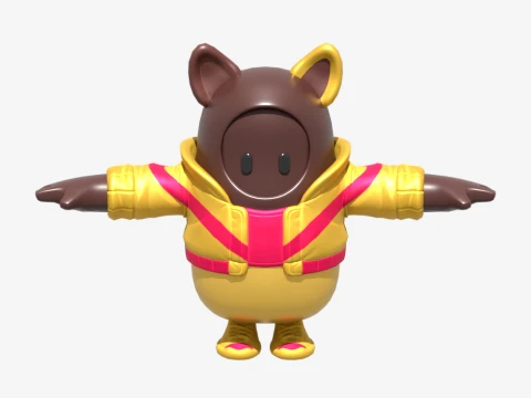 Bun Bun Fall Guy - Fortnite 3D Model