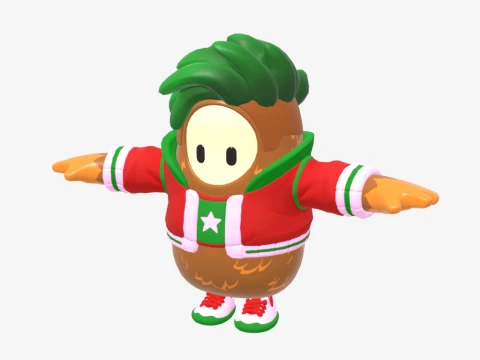 Cheeks Fall Guy - Fortnite 3D Model