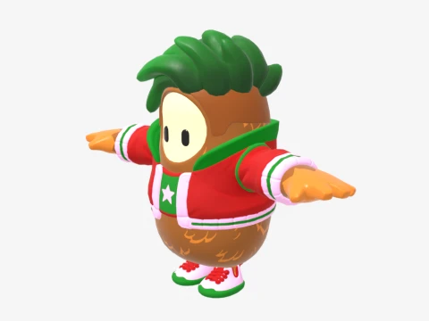 Cheeks Fall Guy - Fortnite 3D Model