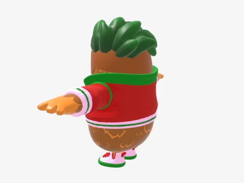 Cheeks Fall Guy - Fortnite 3D Model