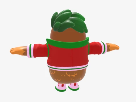 Cheeks Fall Guy - Fortnite 3D Model
