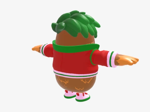 Cheeks Fall Guy - Fortnite 3D Model