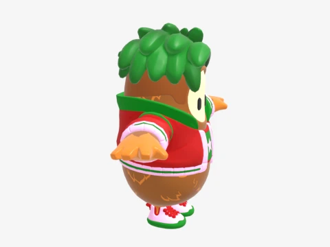 Cheeks Fall Guy - Fortnite 3D Model