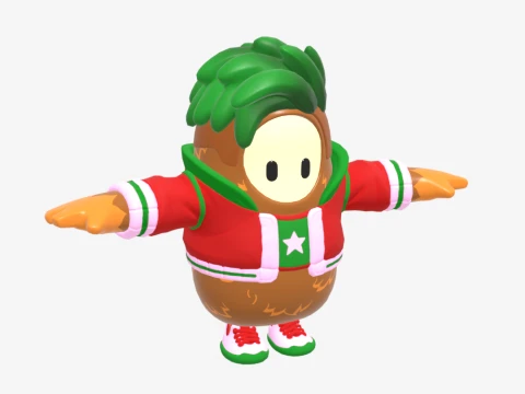 Cheeks Fall Guy - Fortnite 3D Model