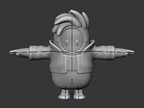 Cheeks Fall Guy - Fortnite 3D Model