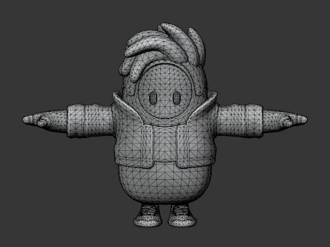 Cheeks Fall Guy - Fortnite 3D Model