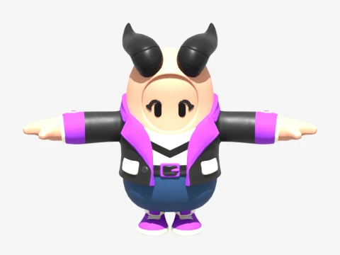 Mal Fall Guy - Fortnite 3D Model