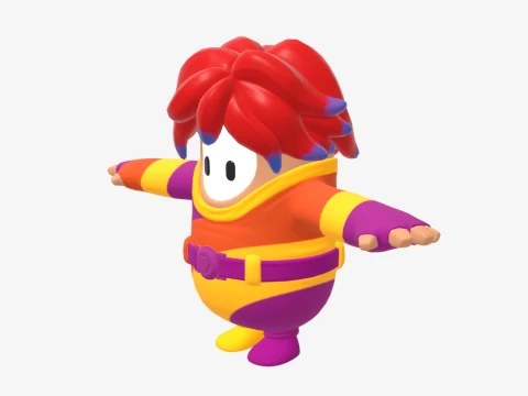 Nite Nite Fall Guy - Fortnite 3D Model