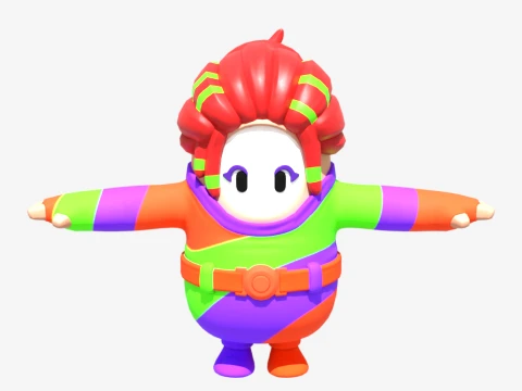 Peekaboo Fall Guy - Fortnite 3D Model