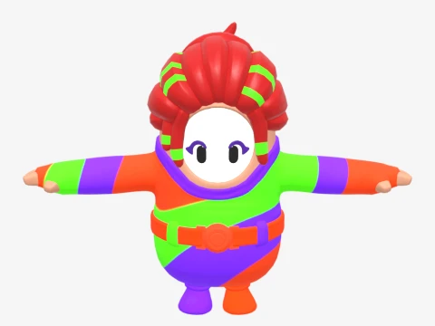 Peekaboo Fall Guy - Fortnite 3D Model