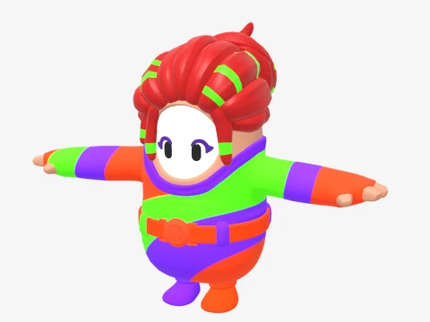 Peekaboo Fall Guy - Fortnite 3D Model