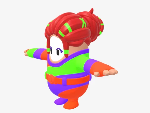 Peekaboo Fall Guy - Fortnite 3D Model