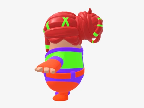 Peekaboo Fall Guy - Fortnite 3D Model