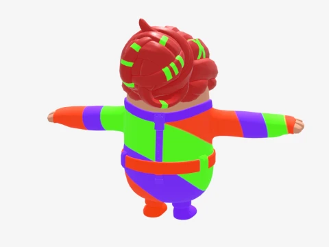 Peekaboo Fall Guy - Fortnite 3D Model