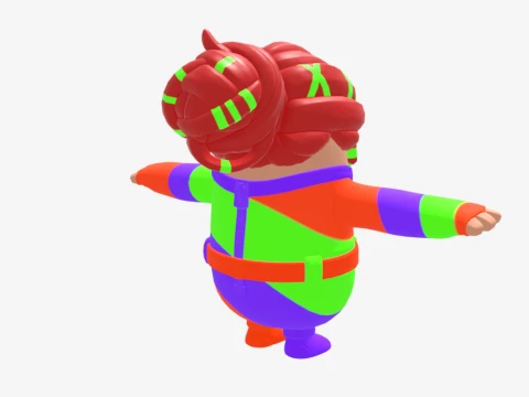 Peekaboo Fall Guy - Fortnite 3D Model