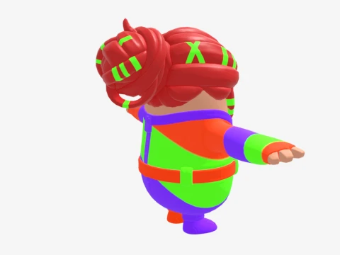 Peekaboo Fall Guy - Fortnite 3D Model
