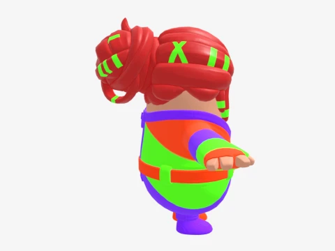 Peekaboo Fall Guy - Fortnite 3D Model