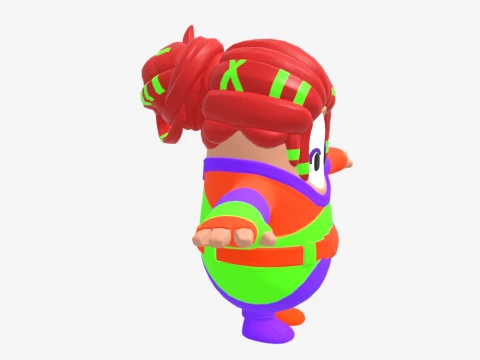 Peekaboo Fall Guy - Fortnite 3D Model