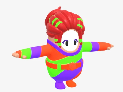 Peekaboo Fall Guy - Fortnite 3D Model