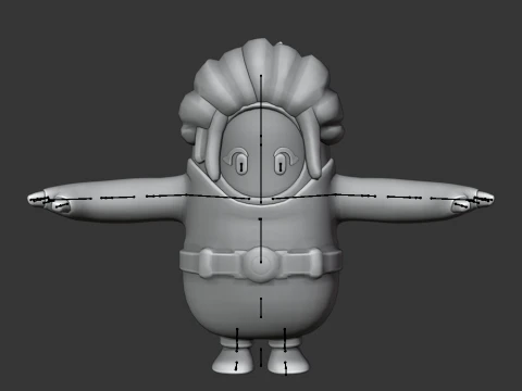 Peekaboo Fall Guy - Fortnite 3D Model