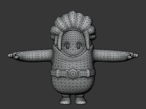Peekaboo Fall Guy - Fortnite 3D Model