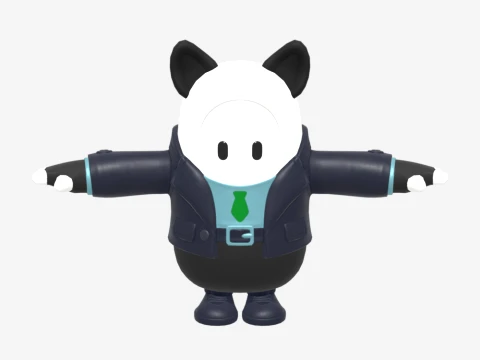 Agent Patch Fall Guy - Fortnite 3D Model