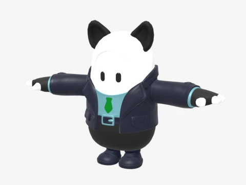 Agent Patch Fall Guy - Fortnite 3D Model
