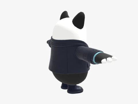 Agent Patch Fall Guy - Fortnite 3D Model