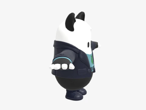 Agent Patch Fall Guy - Fortnite 3D Model