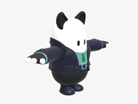 Agent Patch Fall Guy - Fortnite 3D Model