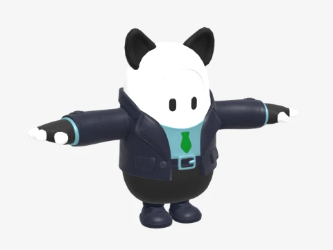 Agent Patch Fall Guy - Fortnite 3D Model