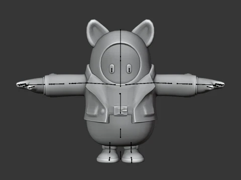 Agent Patch Fall Guy - Fortnite 3D Model
