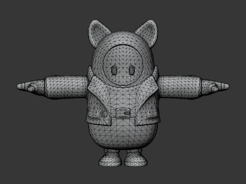 Agent Patch Fall Guy - Fortnite 3D Model