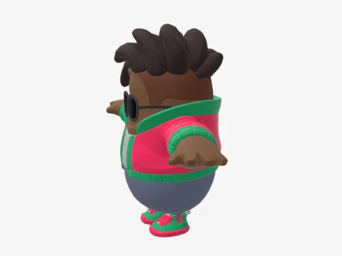 Tango Fall Guy - Fortnite 3D Model