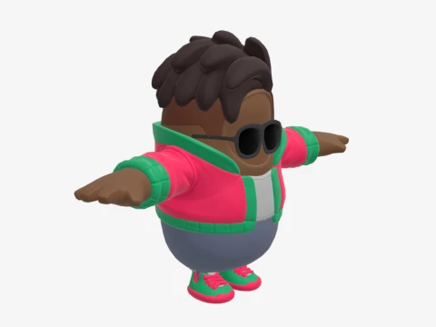Tango Fall Guy - Fortnite 3D Model