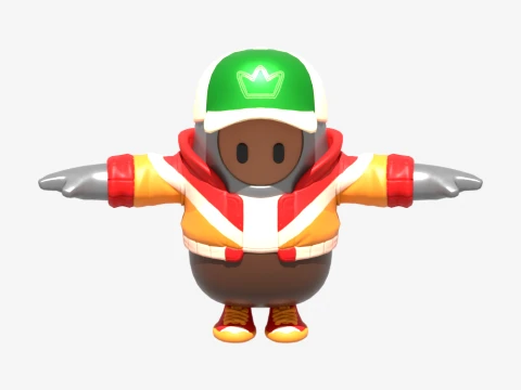 Cade Fall Guy - Fortnite 3D Model