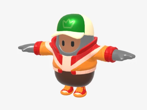 Cade Fall Guy - Fortnite 3D Model