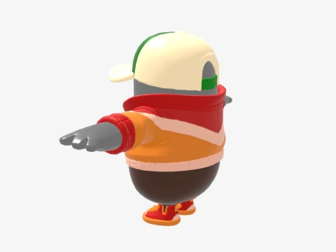 Cade Fall Guy - Fortnite 3D Model