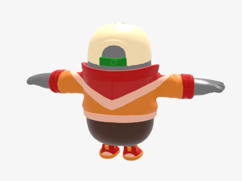 Cade Fall Guy - Fortnite 3D Model