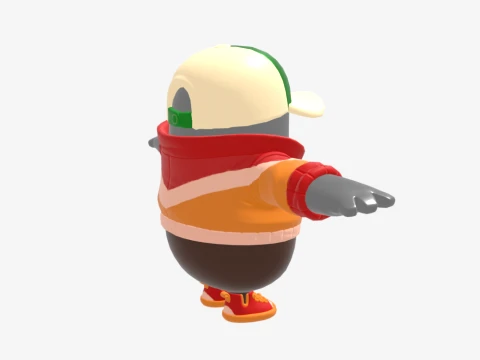 Cade Fall Guy - Fortnite 3D Model